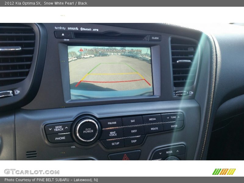 Snow White Pearl / Black 2012 Kia Optima SX