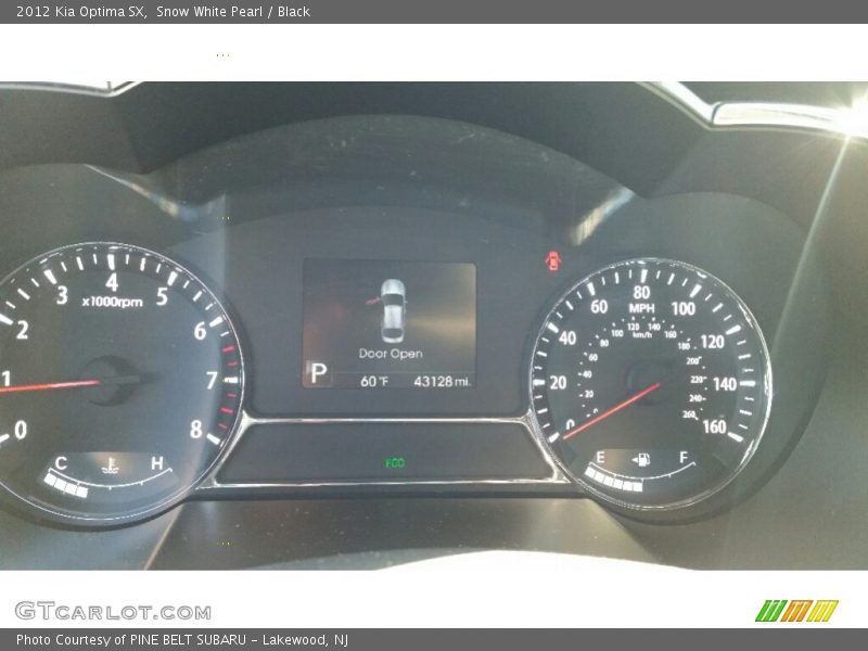 Snow White Pearl / Black 2012 Kia Optima SX