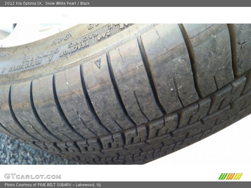 Snow White Pearl / Black 2012 Kia Optima SX