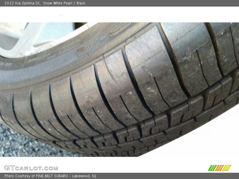 Snow White Pearl / Black 2012 Kia Optima SX