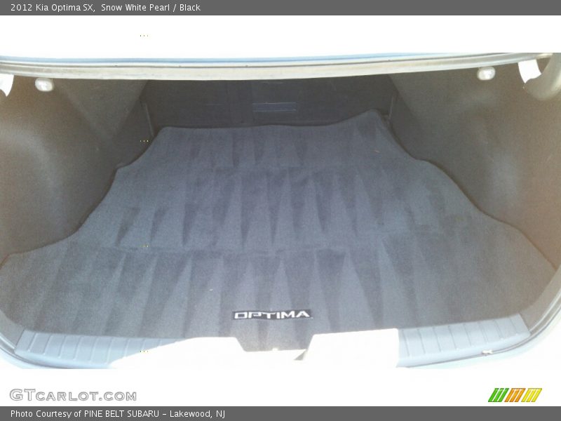 Snow White Pearl / Black 2012 Kia Optima SX
