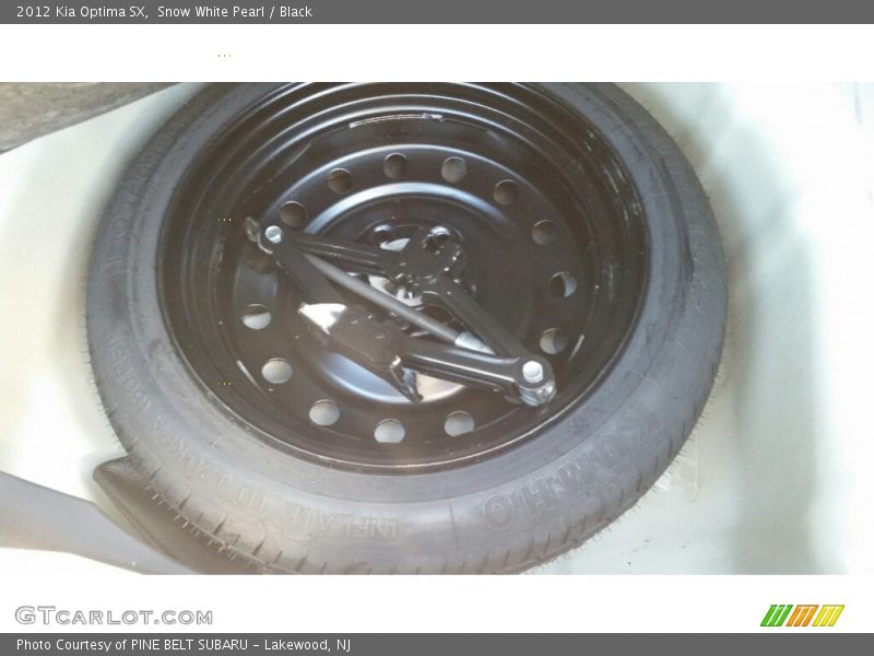 Snow White Pearl / Black 2012 Kia Optima SX
