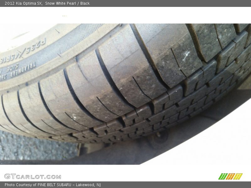Snow White Pearl / Black 2012 Kia Optima SX