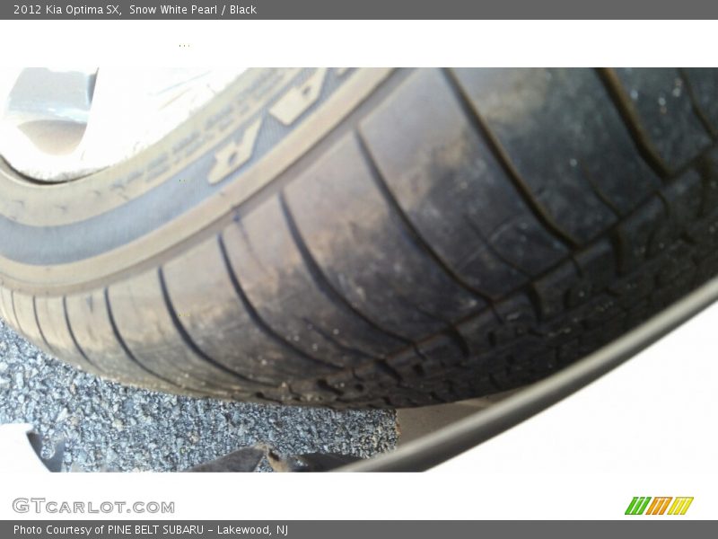 Snow White Pearl / Black 2012 Kia Optima SX