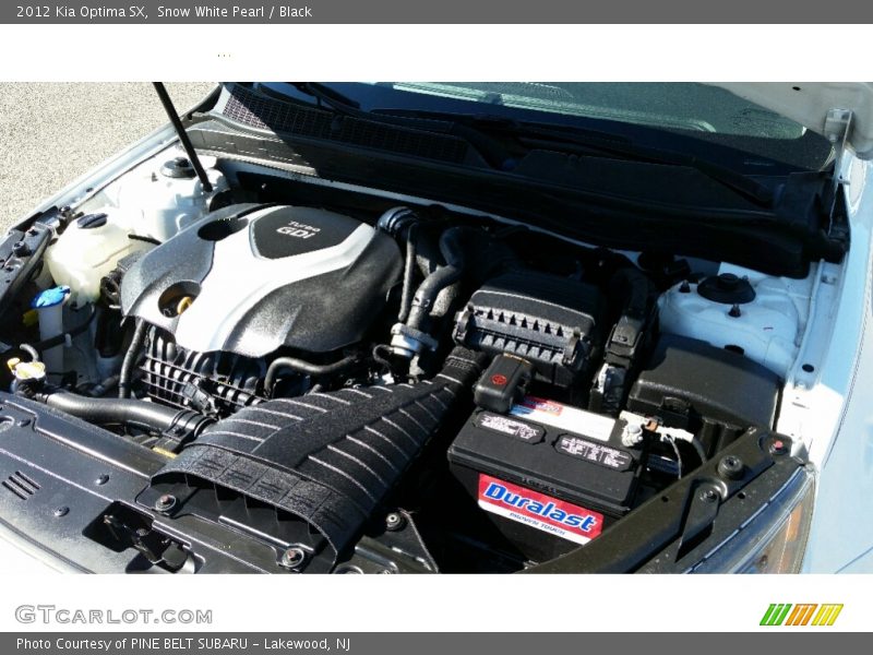 Snow White Pearl / Black 2012 Kia Optima SX
