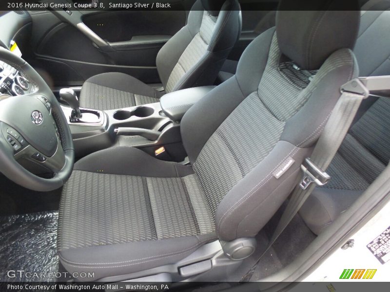 Front Seat of 2016 Genesis Coupe 3.8