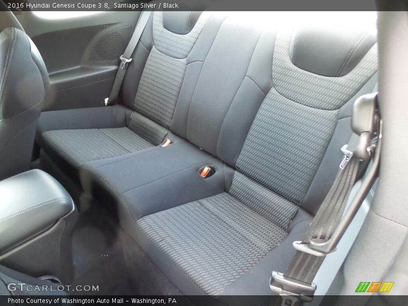 Rear Seat of 2016 Genesis Coupe 3.8