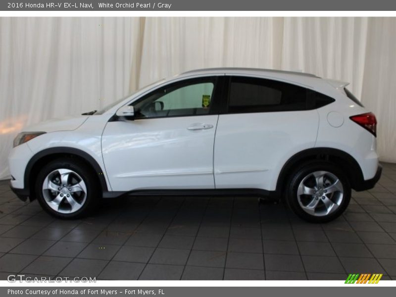 White Orchid Pearl / Gray 2016 Honda HR-V EX-L Navi