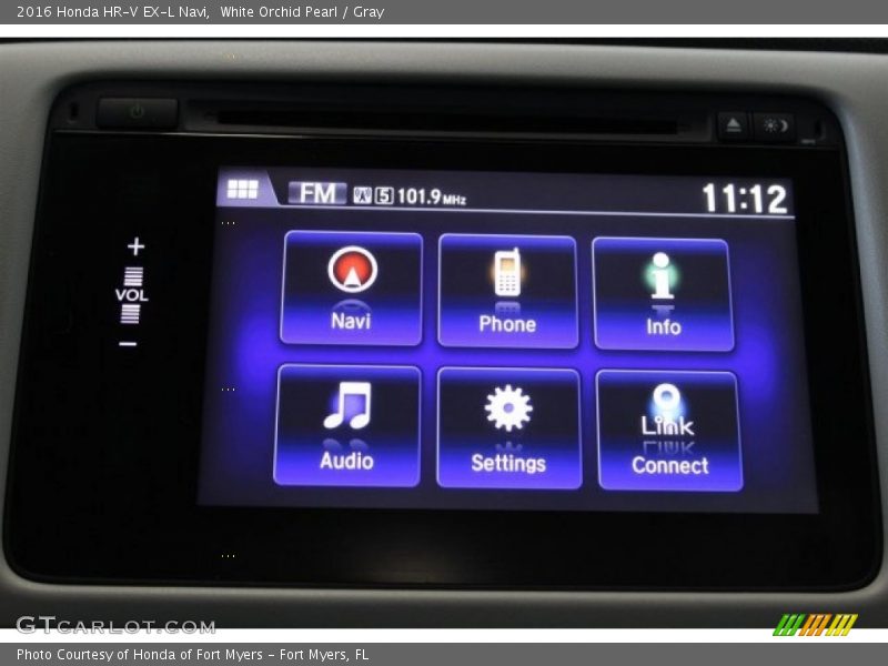 White Orchid Pearl / Gray 2016 Honda HR-V EX-L Navi