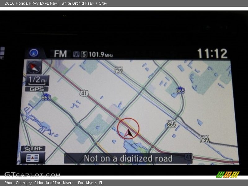 Navigation of 2016 HR-V EX-L Navi
