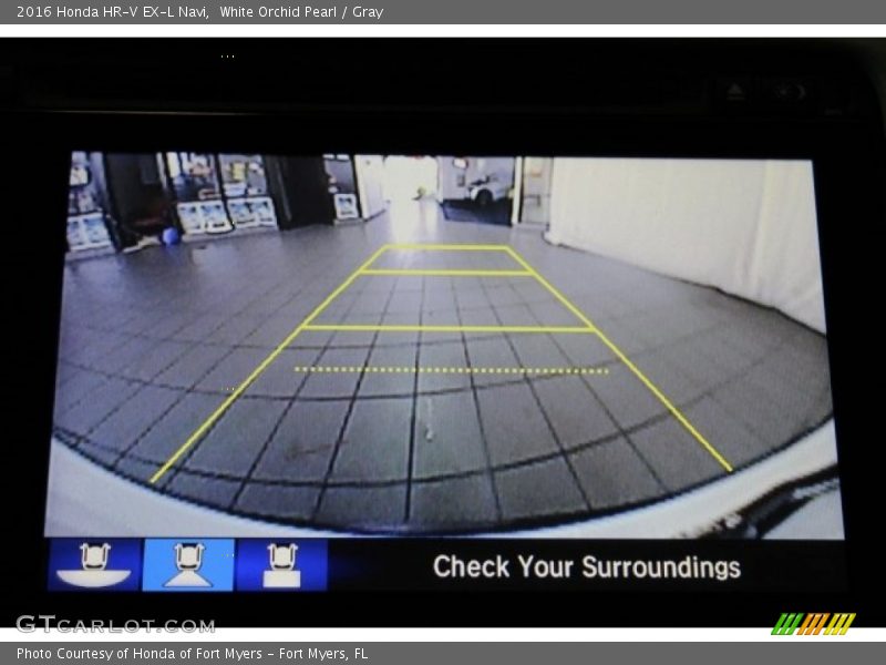 White Orchid Pearl / Gray 2016 Honda HR-V EX-L Navi