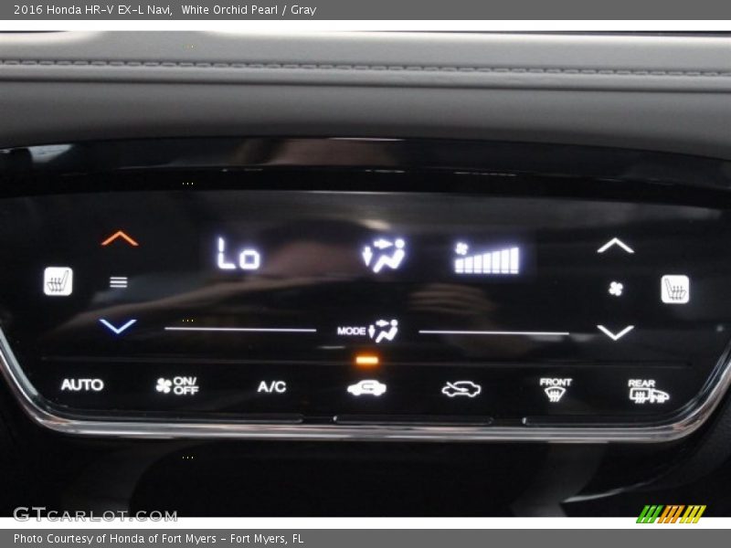 White Orchid Pearl / Gray 2016 Honda HR-V EX-L Navi