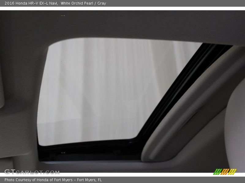 White Orchid Pearl / Gray 2016 Honda HR-V EX-L Navi