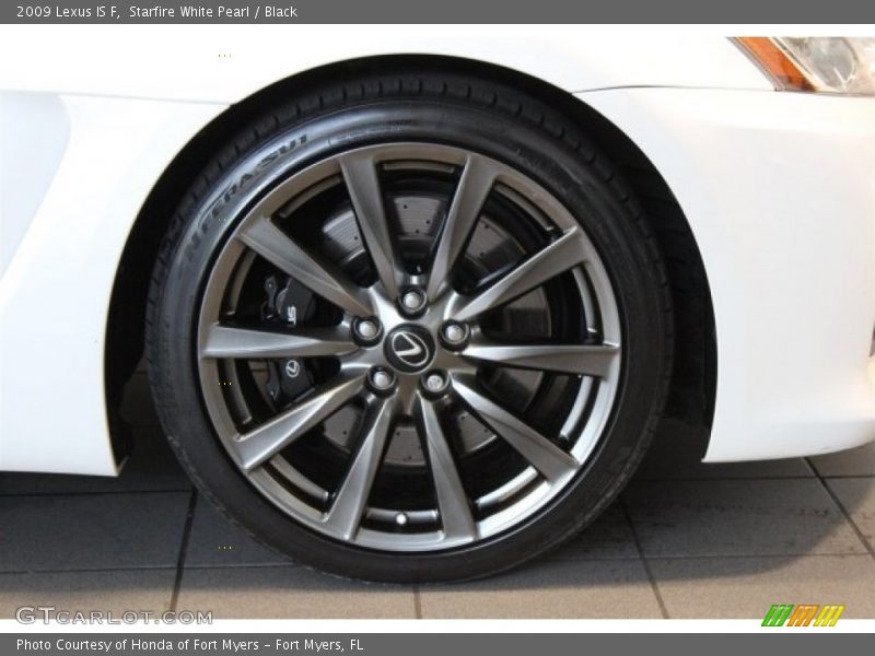 Starfire White Pearl / Black 2009 Lexus IS F