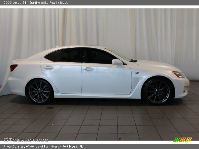 Starfire White Pearl / Black 2009 Lexus IS F