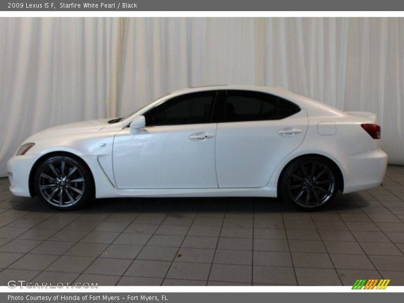 Starfire White Pearl / Black 2009 Lexus IS F