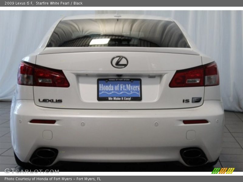 Starfire White Pearl / Black 2009 Lexus IS F