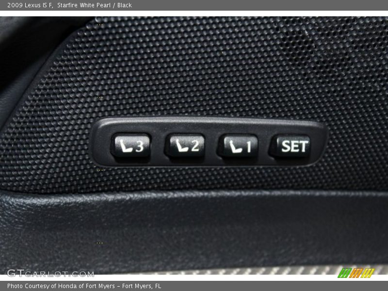 Starfire White Pearl / Black 2009 Lexus IS F