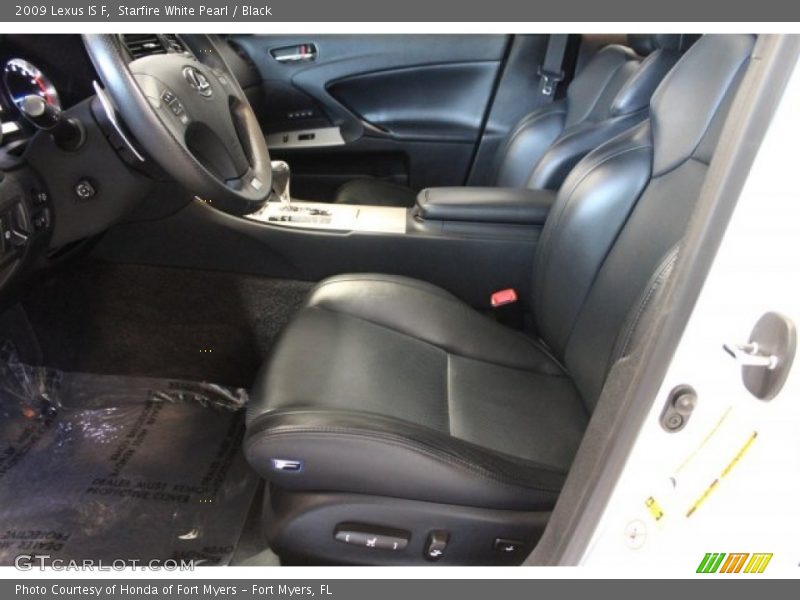 Starfire White Pearl / Black 2009 Lexus IS F