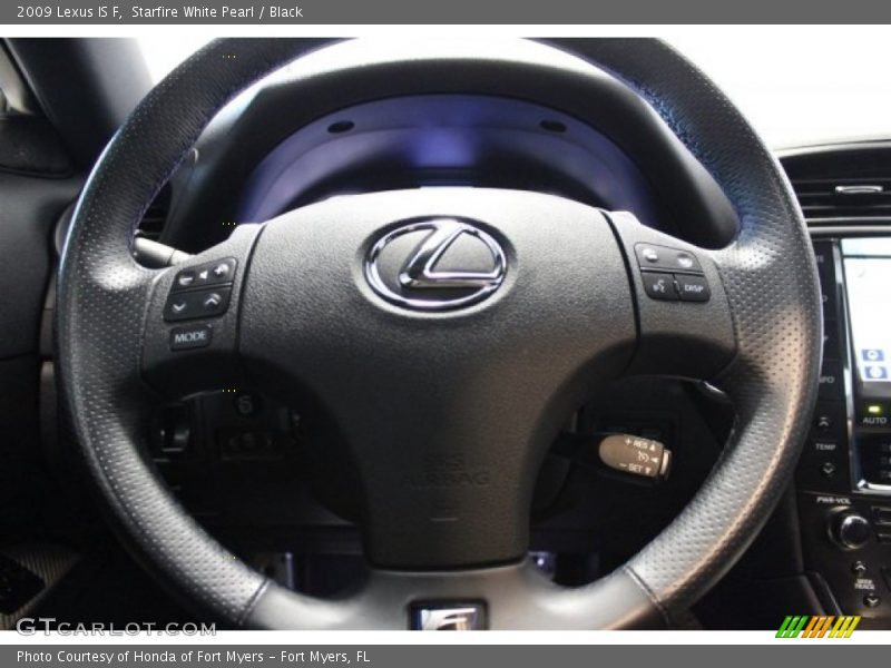Starfire White Pearl / Black 2009 Lexus IS F