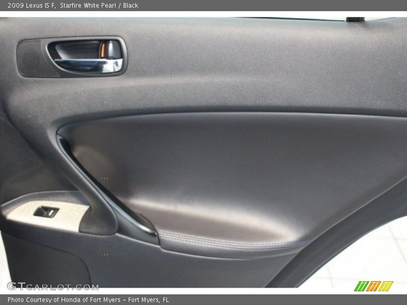 Starfire White Pearl / Black 2009 Lexus IS F