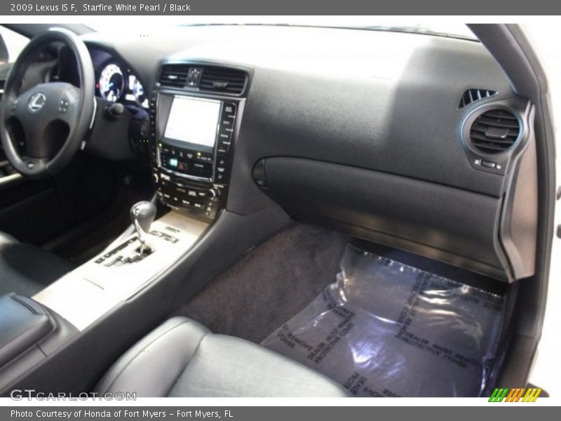 Starfire White Pearl / Black 2009 Lexus IS F