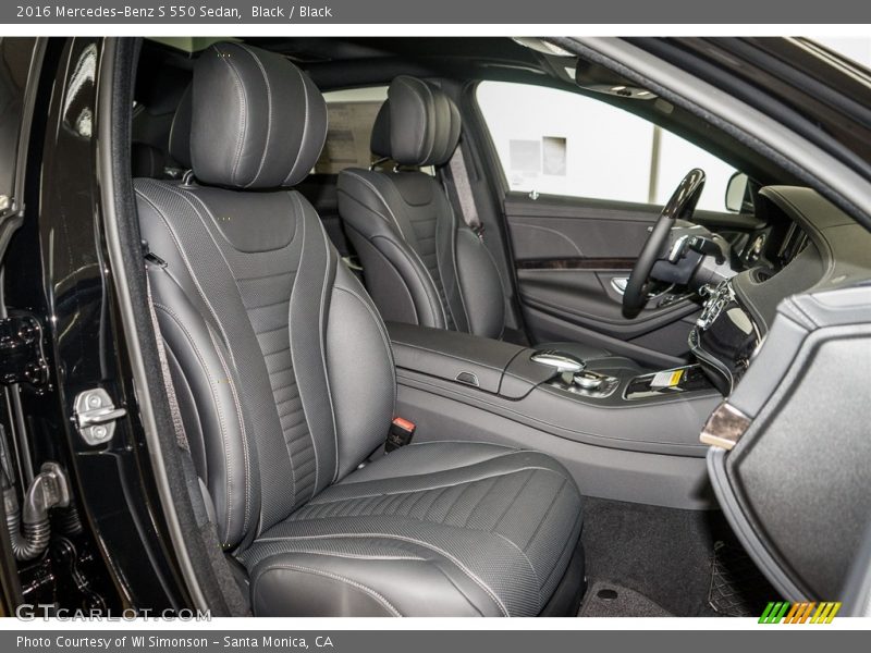 Black / Black 2016 Mercedes-Benz S 550 Sedan