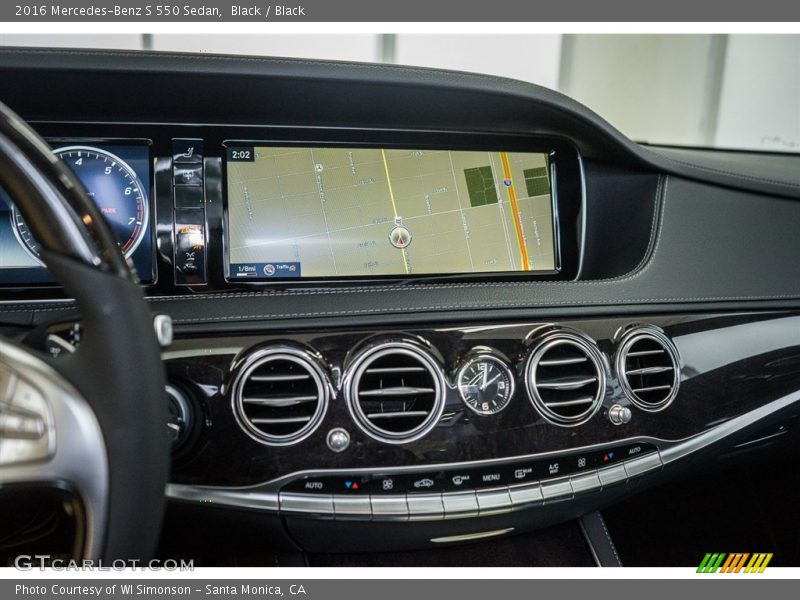 Black / Black 2016 Mercedes-Benz S 550 Sedan