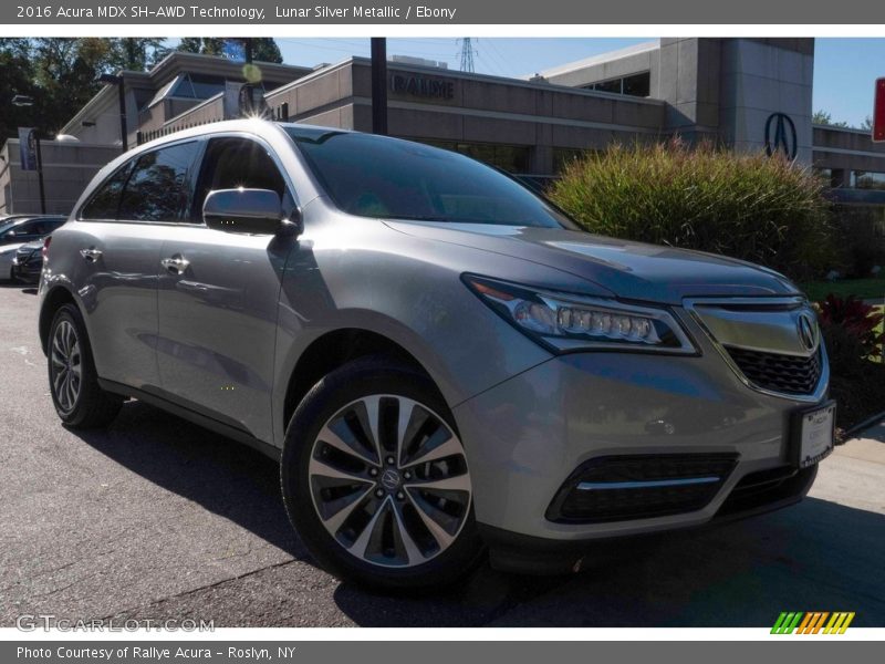 Lunar Silver Metallic / Ebony 2016 Acura MDX SH-AWD Technology