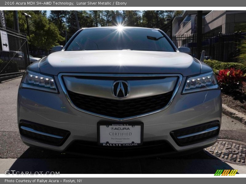 Lunar Silver Metallic / Ebony 2016 Acura MDX SH-AWD Technology