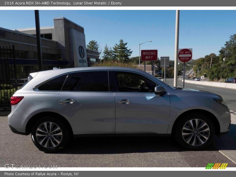Lunar Silver Metallic / Ebony 2016 Acura MDX SH-AWD Technology