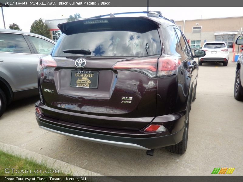 Black Current Metallic / Black 2017 Toyota RAV4 XLE AWD