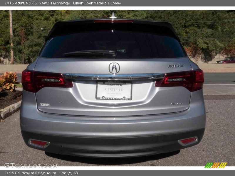 Lunar Silver Metallic / Ebony 2016 Acura MDX SH-AWD Technology