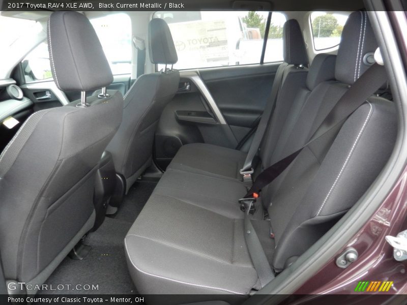 Black Current Metallic / Black 2017 Toyota RAV4 XLE AWD