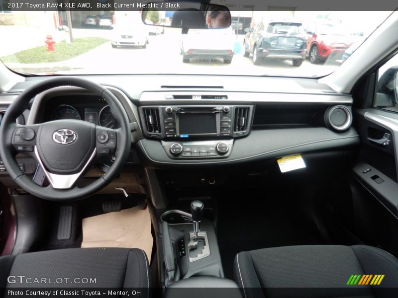 Black Current Metallic / Black 2017 Toyota RAV4 XLE AWD