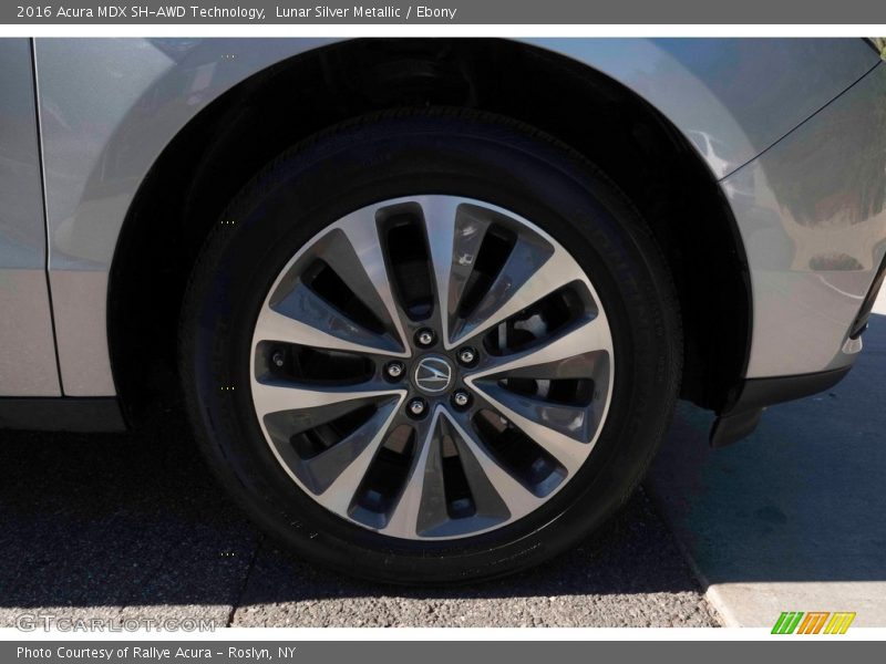 Lunar Silver Metallic / Ebony 2016 Acura MDX SH-AWD Technology