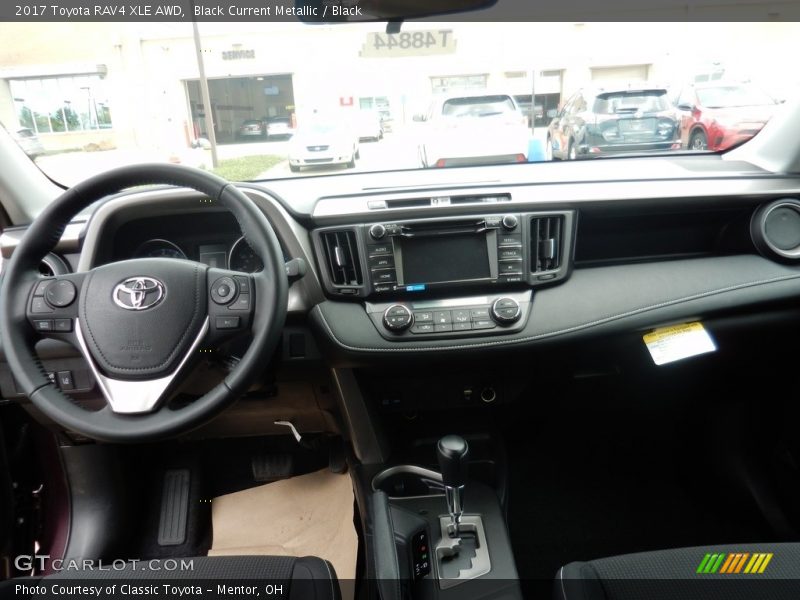 Black Current Metallic / Black 2017 Toyota RAV4 XLE AWD