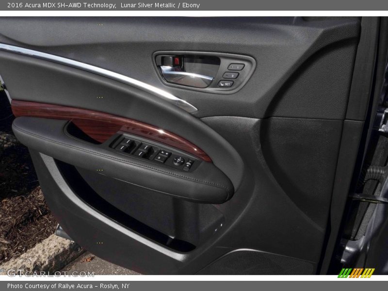 Lunar Silver Metallic / Ebony 2016 Acura MDX SH-AWD Technology