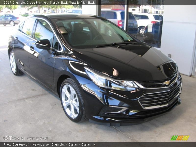 Mosaic Black Metallic / Jet Black 2017 Chevrolet Cruze Premier