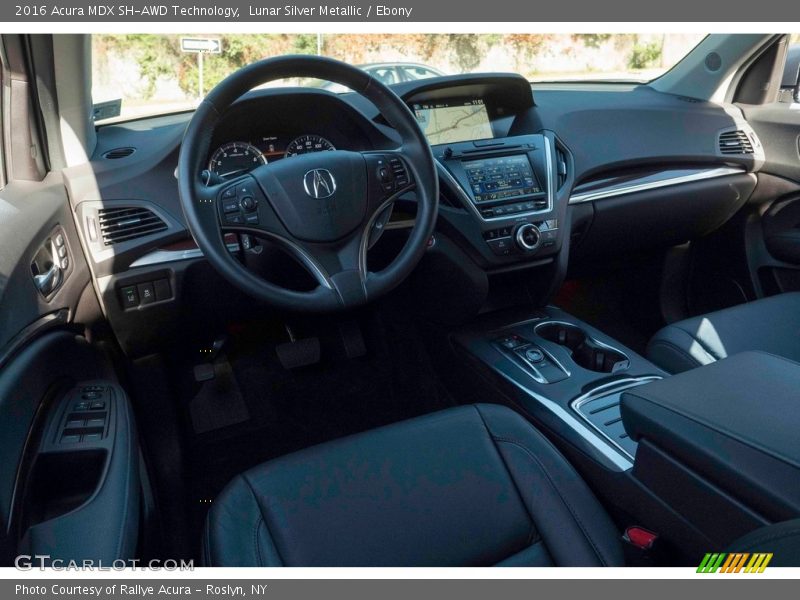 Lunar Silver Metallic / Ebony 2016 Acura MDX SH-AWD Technology