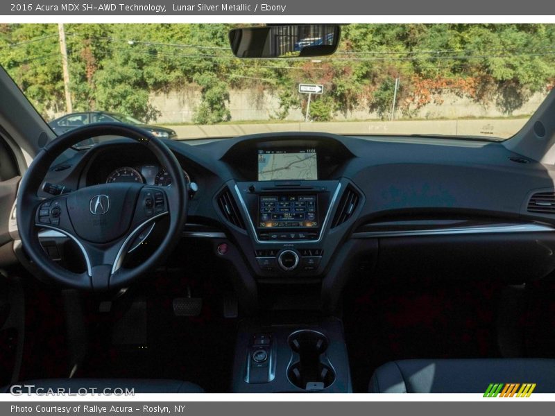 Lunar Silver Metallic / Ebony 2016 Acura MDX SH-AWD Technology