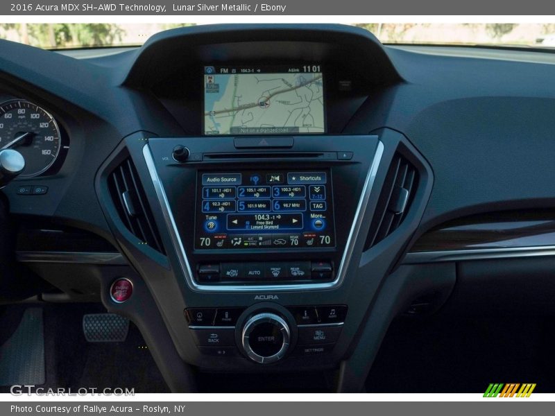 Lunar Silver Metallic / Ebony 2016 Acura MDX SH-AWD Technology