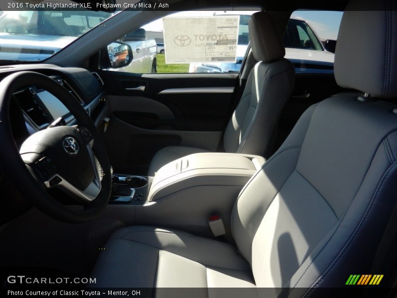 Predawn Gray Mica / Ash 2016 Toyota Highlander XLE