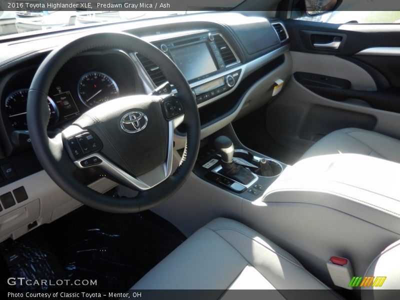 Predawn Gray Mica / Ash 2016 Toyota Highlander XLE