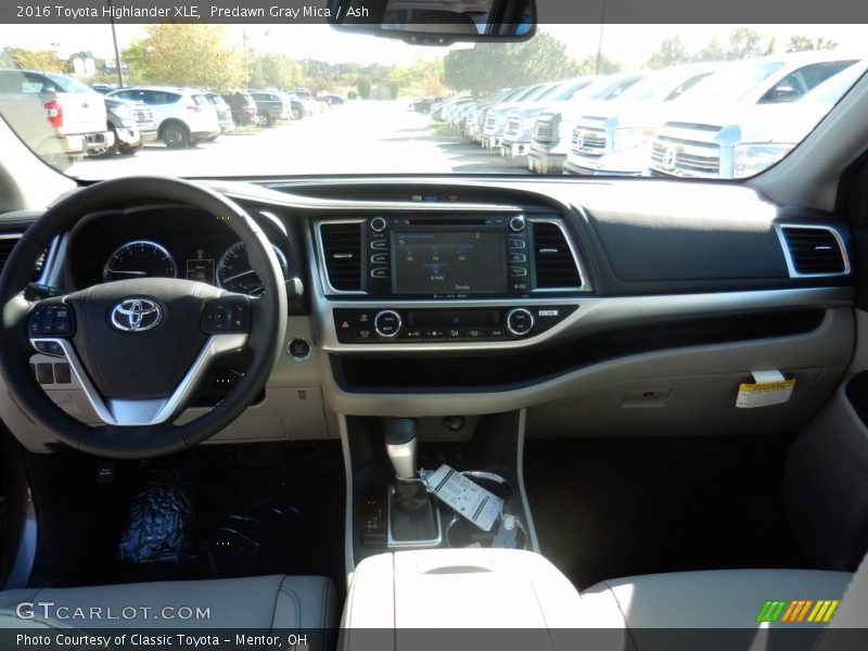 Predawn Gray Mica / Ash 2016 Toyota Highlander XLE