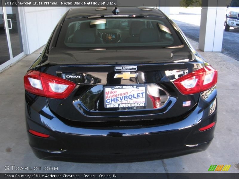 Mosaic Black Metallic / Jet Black 2017 Chevrolet Cruze Premier