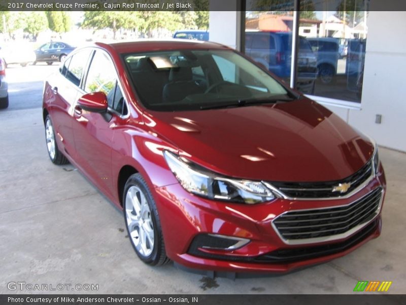 Cajun Red Tintcoat / Jet Black 2017 Chevrolet Cruze Premier