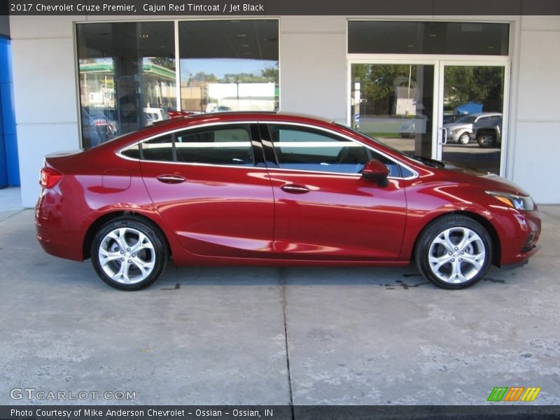 Cajun Red Tintcoat / Jet Black 2017 Chevrolet Cruze Premier