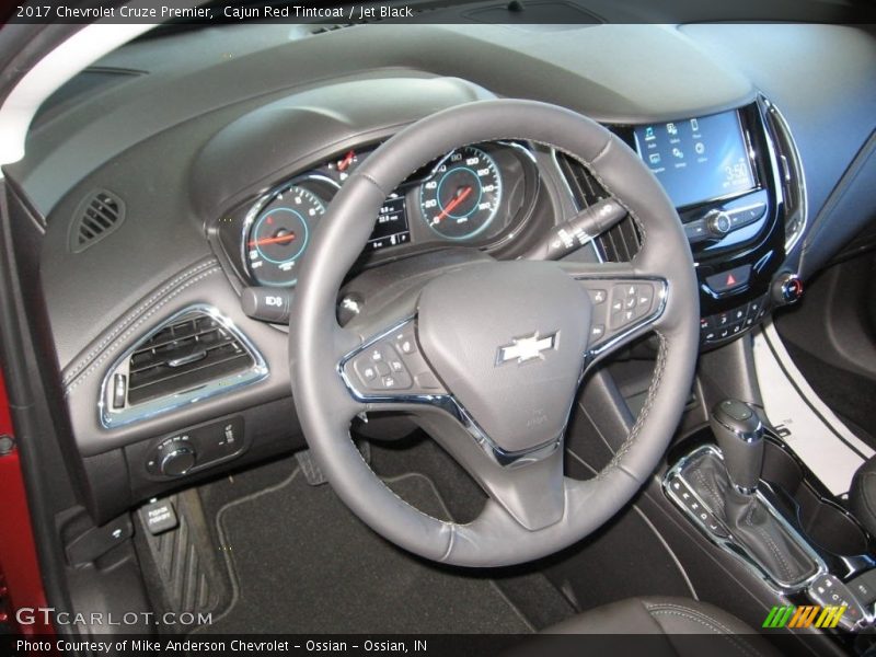 Cajun Red Tintcoat / Jet Black 2017 Chevrolet Cruze Premier