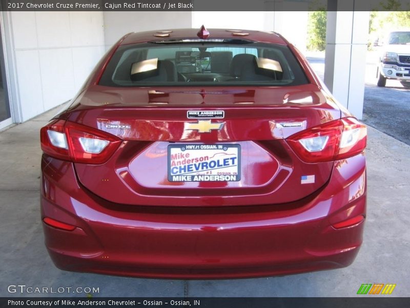 Cajun Red Tintcoat / Jet Black 2017 Chevrolet Cruze Premier